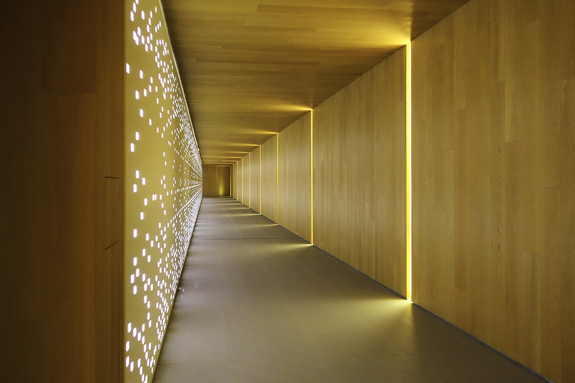 Hallway of an architecture firm